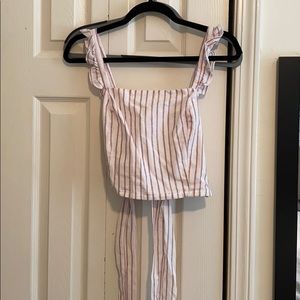 Candy Stripe Crop Top